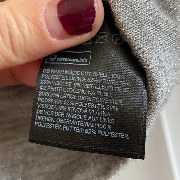 H&M sparkly sweatshirt in size XS - Picture 7 of 7